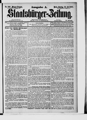 Staatsbürger-Zeitung vom 19.07.1903