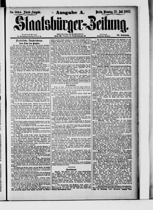 Staatsbürger-Zeitung vom 21.07.1903