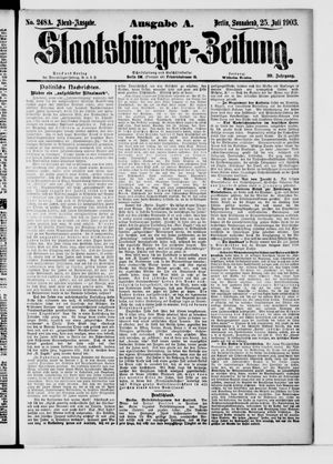 Staatsbürger-Zeitung vom 25.07.1903