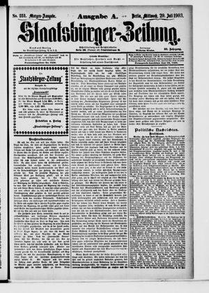 Staatsbürger-Zeitung on Jul 29, 1903