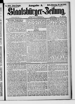 Staatsbürger-Zeitung vom 30.07.1903