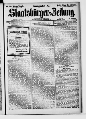 Staatsbürger-Zeitung vom 31.07.1903