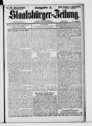 Staatsbürger-Zeitung on Aug 2, 1903
