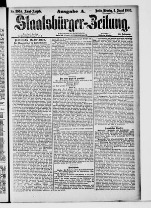 Staatsbürger-Zeitung on Aug 4, 1903