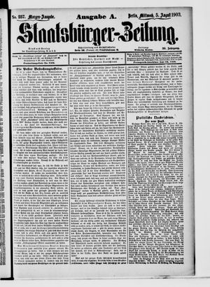 Staatsbürger-Zeitung vom 05.08.1903