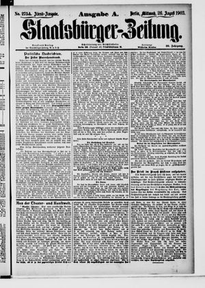 Staatsbürger-Zeitung vom 26.08.1903
