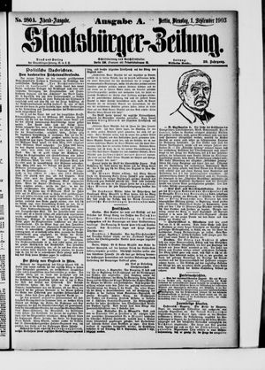 Staatsbürger-Zeitung vom 01.09.1903