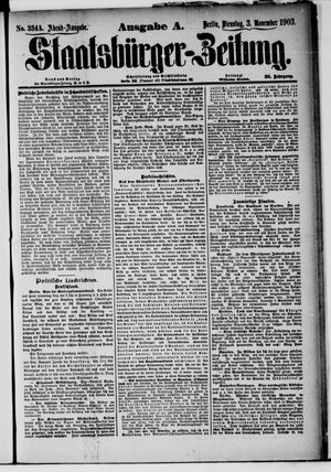Staatsbürger-Zeitung vom 03.11.1903