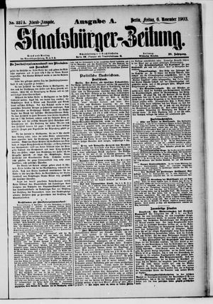 Staatsbürger-Zeitung on Nov 6, 1903
