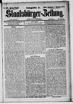 Staatsbürger-Zeitung vom 07.11.1903