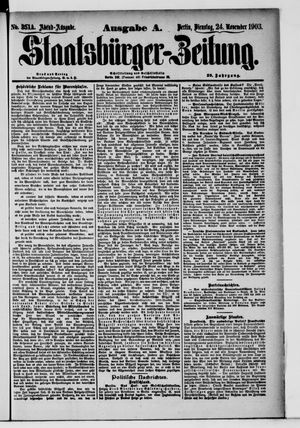 Staatsbürger-Zeitung vom 24.11.1903