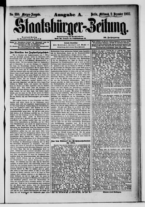 Staatsbürger-Zeitung on Dec 2, 1903