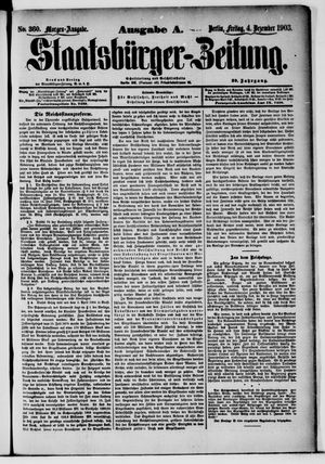 Staatsbürger-Zeitung vom 04.12.1903