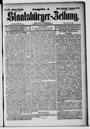 Staatsbürger-Zeitung vom 06.12.1903
