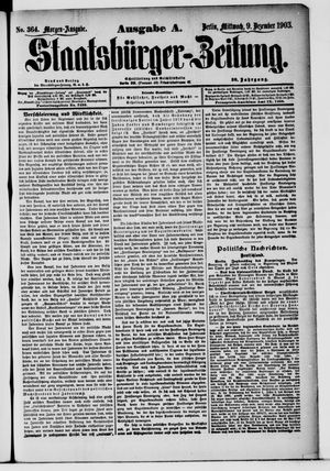 Staatsbürger-Zeitung vom 09.12.1903