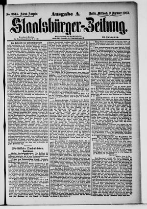 Staatsbürger-Zeitung vom 09.12.1903