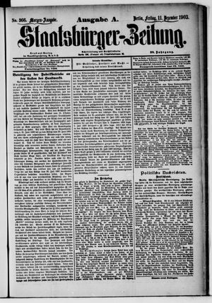 Staatsbürger-Zeitung on Dec 11, 1903