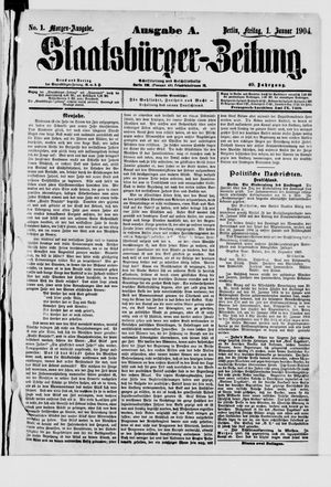 Staatsbürger-Zeitung vom 01.01.1904