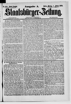Staatsbürger-Zeitung vom 01.02.1904