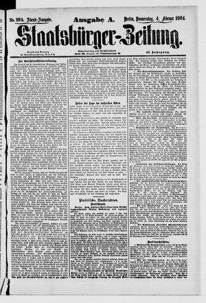Staatsbürger-Zeitung vom 04.02.1904