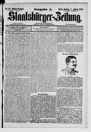 Staatsbürger-Zeitung vom 07.02.1904