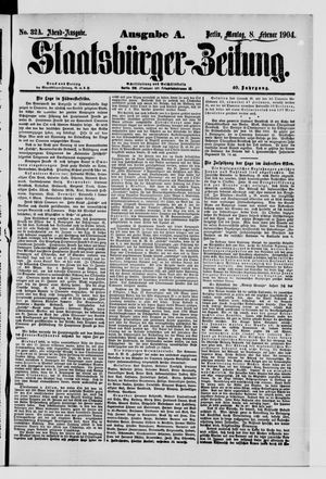 Staatsbürger-Zeitung vom 08.02.1904