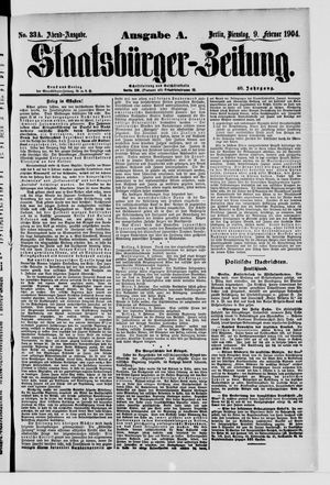 Staatsbürger-Zeitung vom 09.02.1904