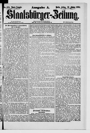 Staatsbürger-Zeitung vom 19.02.1904