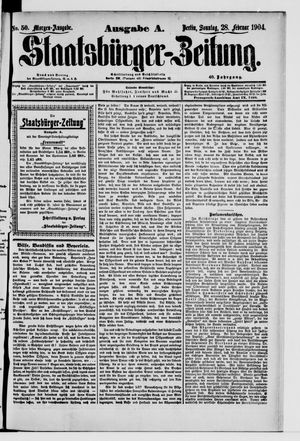 Staatsbürger-Zeitung vom 28.02.1904
