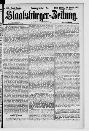 Staatsbürger-Zeitung vom 29.02.1904