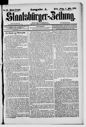Staatsbürger-Zeitung vom 04.03.1904