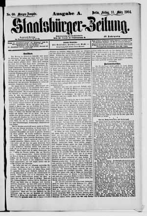 Staatsbürger-Zeitung vom 11.03.1904