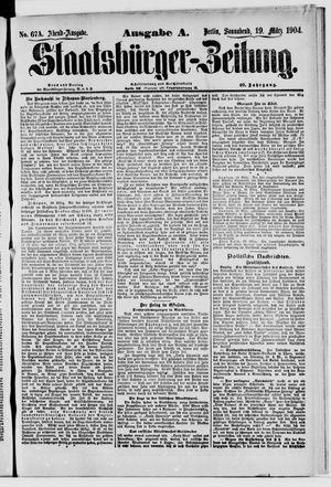 Staatsbürger-Zeitung vom 19.03.1904