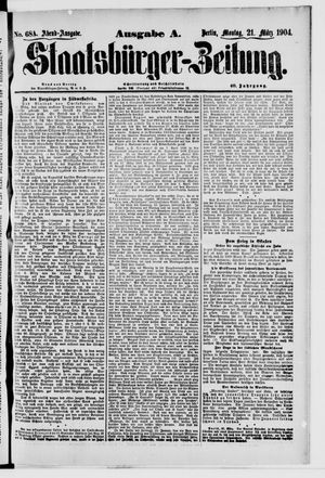 Staatsbürger-Zeitung vom 21.03.1904