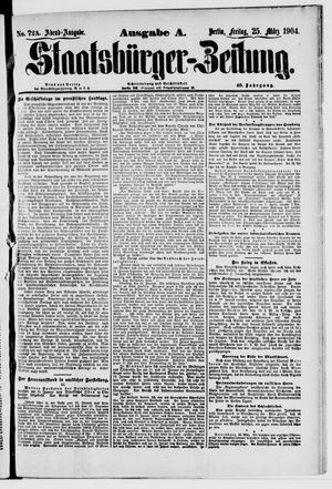 Staatsbürger-Zeitung vom 25.03.1904