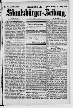 Staatsbürger-Zeitung vom 28.03.1904