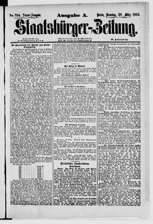 Staatsbürger-Zeitung vom 29.03.1904