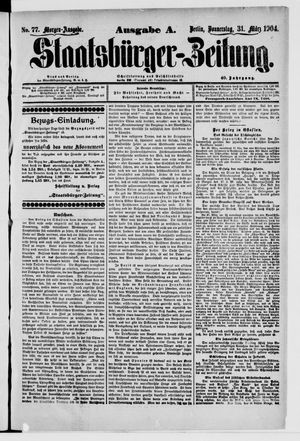 Staatsbürger-Zeitung vom 31.03.1904