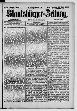 Staatsbürger-Zeitung vom 13.04.1904