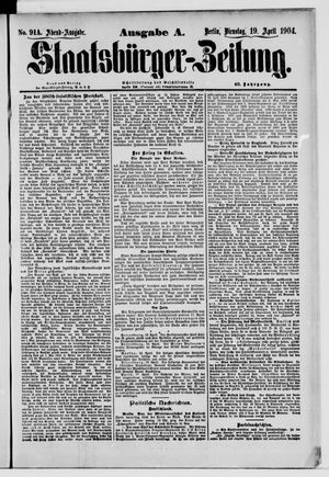 Staatsbürger-Zeitung vom 19.04.1904