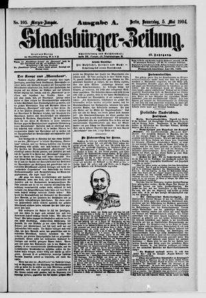 Staatsbürger-Zeitung vom 05.05.1904