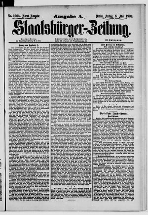 Staatsbürger-Zeitung vom 06.05.1904