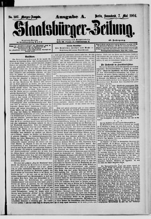 Staatsbürger-Zeitung vom 07.05.1904