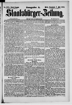 Staatsbürger-Zeitung vom 07.05.1904