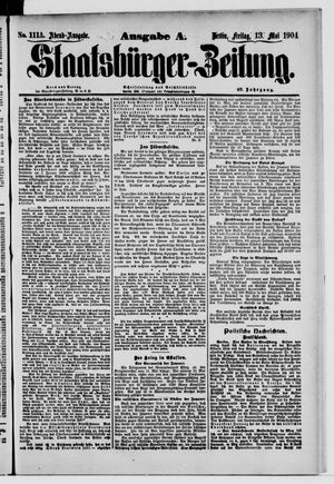 Staatsbürger-Zeitung vom 13.05.1904