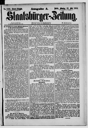 Staatsbürger-Zeitung vom 16.05.1904