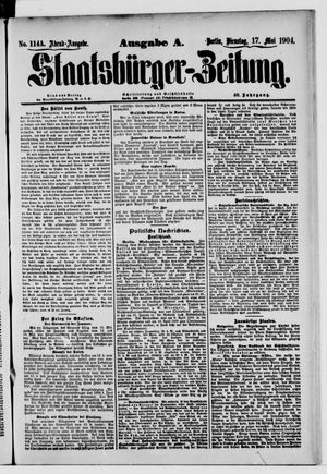 Staatsbürger-Zeitung vom 17.05.1904