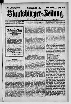 Staatsbürger-Zeitung vom 22.05.1904