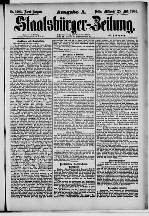 Staatsbürger-Zeitung vom 25.05.1904