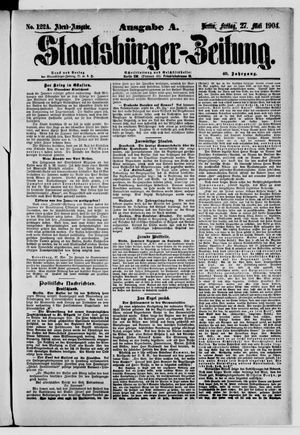 Staatsbürger-Zeitung vom 27.05.1904